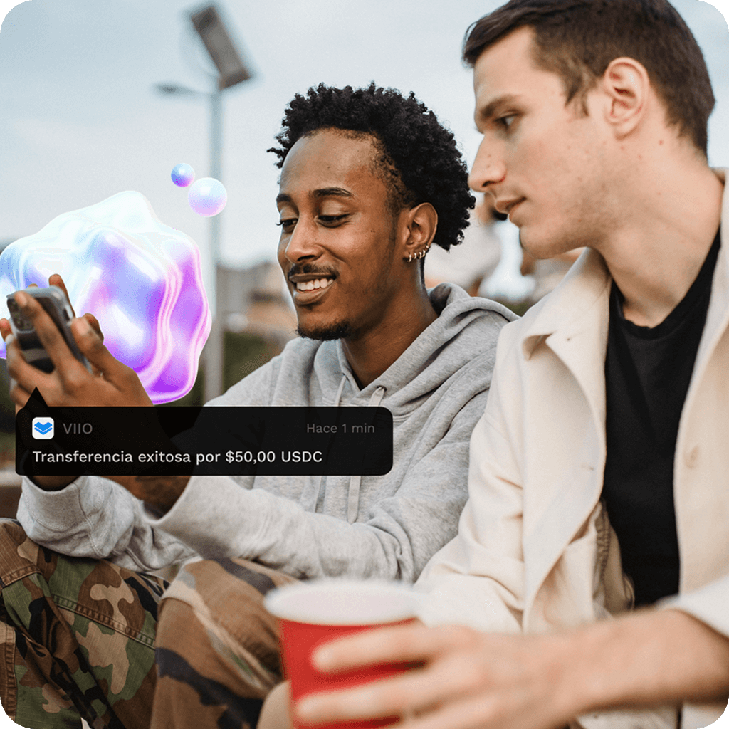 Haz transferencias internacionales a otras cuentas VIIO sin costo.